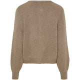 MARTA DU CHATEAU Marta du Chateau dam stickad tröja MdcCosima 5223 Knit Cardigan Tortora27654