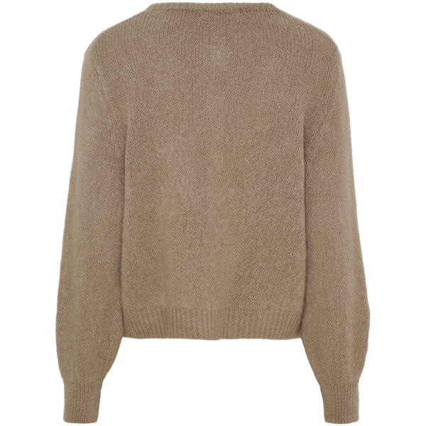MARTA DU CHATEAU Marta du Chateau dam stickad tröja MdcCosima 5223 Knit Cardigan Tortora27654