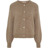 MARTA DU CHATEAU Marta du Chateau dam stickad tröja MdcCosima 5223 Knit Cardigan Tortora27654