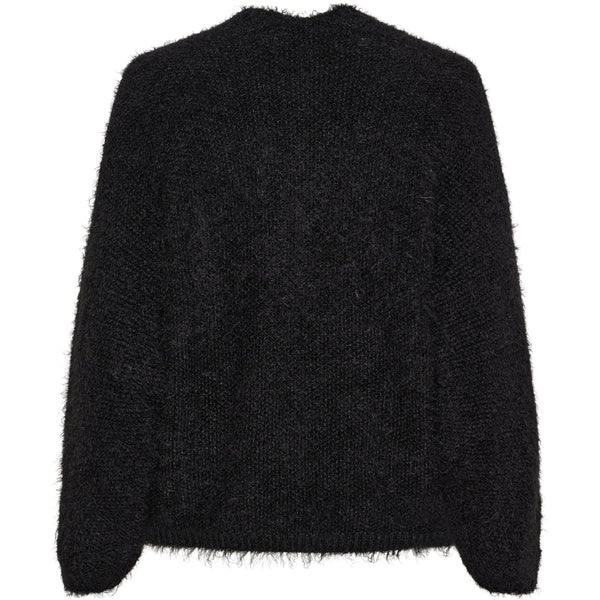 MARTA DU CHATEAU Marta du Chateau dam stickad tröja MdcDakota 809 Cardigan Black