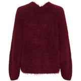 MARTA DU CHATEAU Marta du Chateau dam stickad tröja MdcDakota 809 Cardigan Bordeaux