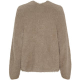 MARTA DU CHATEAU Marta du Chateau dam stickad tröja MdcDakota 809 Cardigan Dark Fango