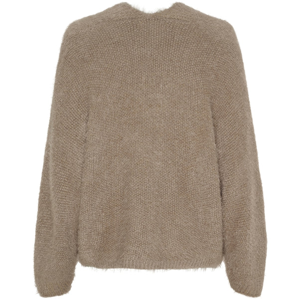 MARTA DU CHATEAU Marta du Chateau dam stickad tröja MdcDakota 809 Cardigan Dark Fango