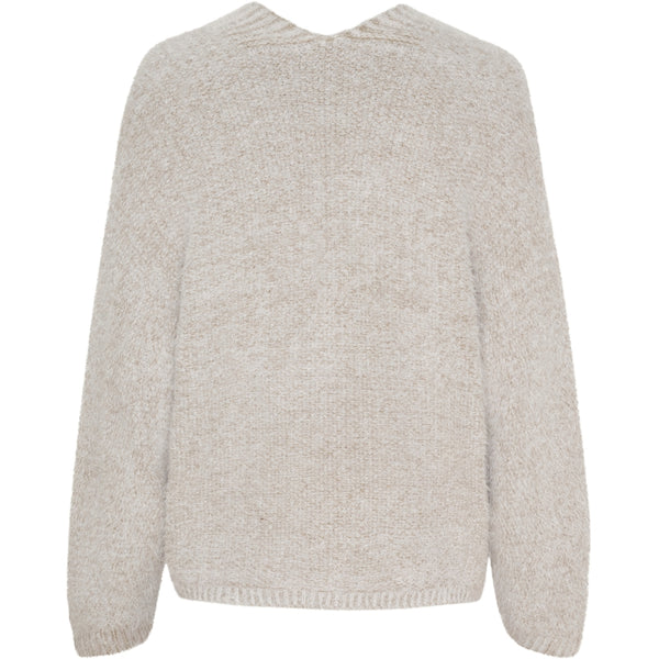 MARTA DU CHATEAU Marta du Chateau dam stickad tröja MdcDakota 809 Cardigan Fango