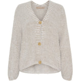 MARTA DU CHATEAU Marta du Chateau dam stickad tröja MdcDakota 809 Cardigan Fango