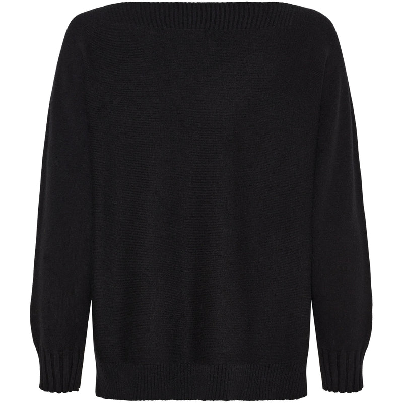 MARTA DU CHATEAU Marta du Chateau dam stickad tröja MdcFallon 9511B Knit Black