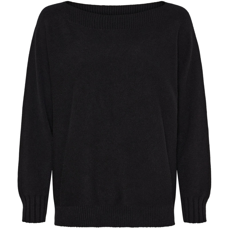 MARTA DU CHATEAU Marta du Chateau dam stickad tröja MdcFallon 9511B Knit Black