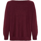 MARTA DU CHATEAU Marta du Chateau dam stickad tröja MdcFallon 9511B Knit Bordeaux2781