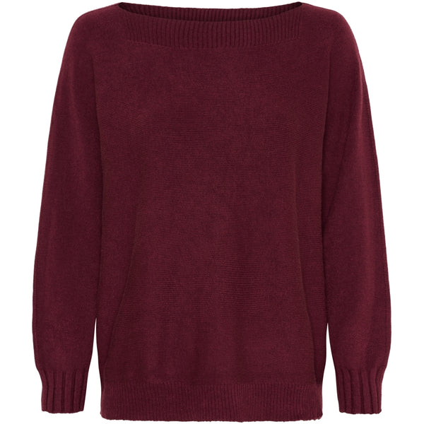 MARTA DU CHATEAU Marta du Chateau dam stickad tröja MdcFallon 9511B Knit Bordeaux2781