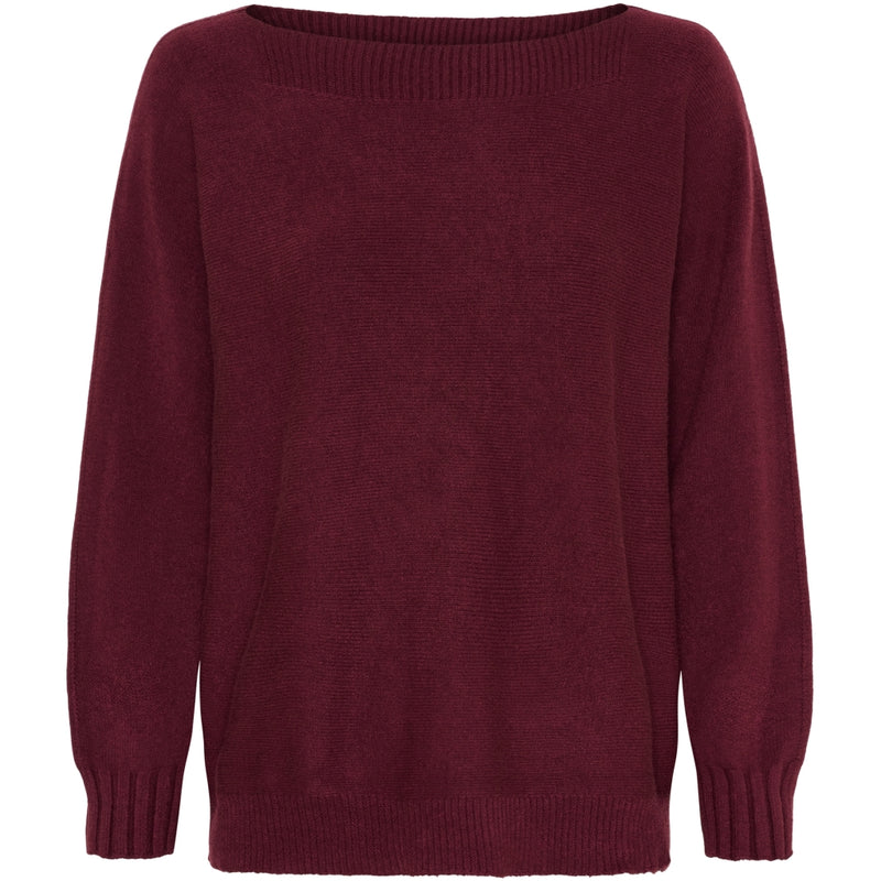MARTA DU CHATEAU Marta du Chateau dam stickad tröja MdcFallon 9511B Knit Bordeaux2781