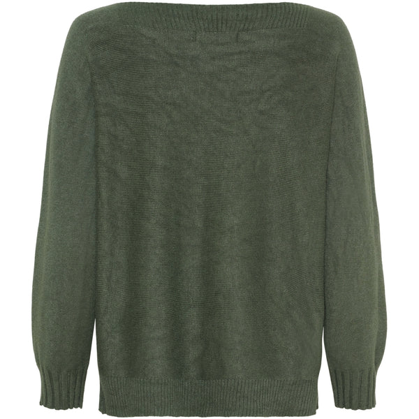 MARTA DU CHATEAU Marta du Chateau dam stickad tröja MdcFallon 9511B Knit Military509