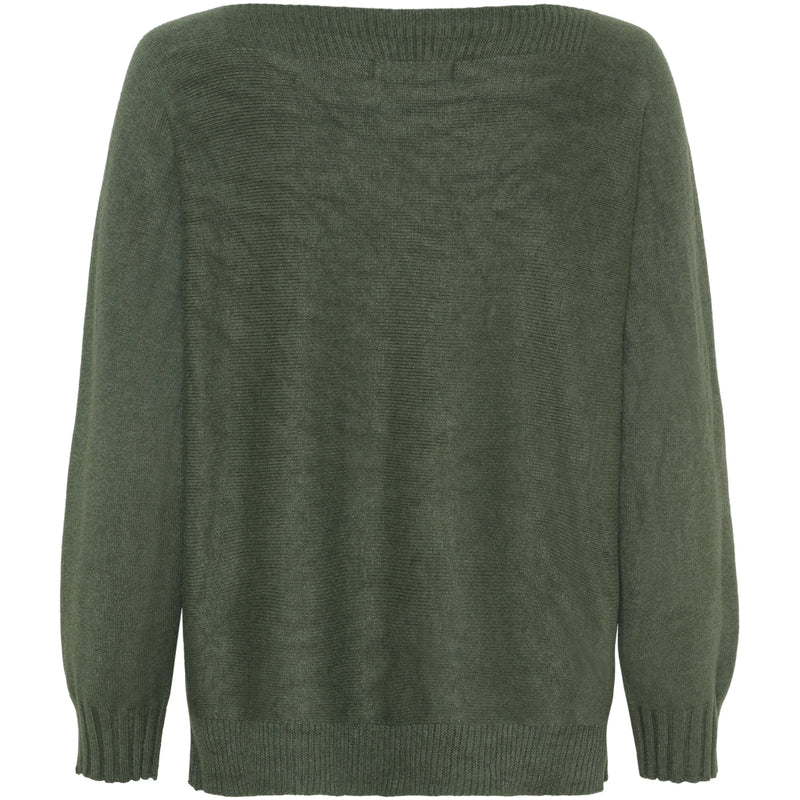 MARTA DU CHATEAU Marta du Chateau dam stickad tröja MdcFallon 9511B Knit Military509