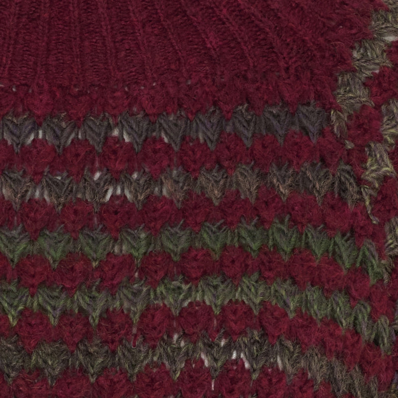 MARTA DU CHATEAU Marta du Chateau dam stickad tröja MdcFatima 25453 Knit Bordeaux