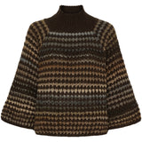 MARTA DU CHATEAU Marta du Chateau dam stickad tröja MdcFatima 25453 Knit Moro