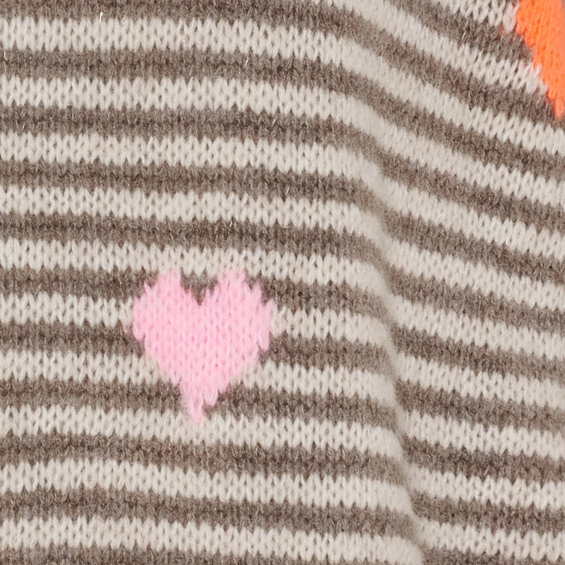 MARTA DU CHATEAU Marta du Chateau dam stickad tröja MdcIndie 8112 Knit Beige/Fango