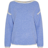 MARTA DU CHATEAU Marta du Chateau dam stickad tröja MdcLinette KN8032 Knit SkyW025