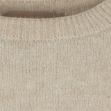 MARTA DU CHATEAU Marta du Chateau dam stickad tröja MdcLone 9644 Knit Dark Beige