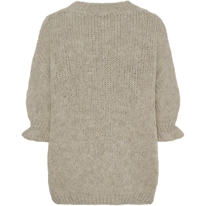 MARTA DU CHATEAU Marta du Chateau dam stickad tröja MdcOdette 9162 Restudsalg Beige