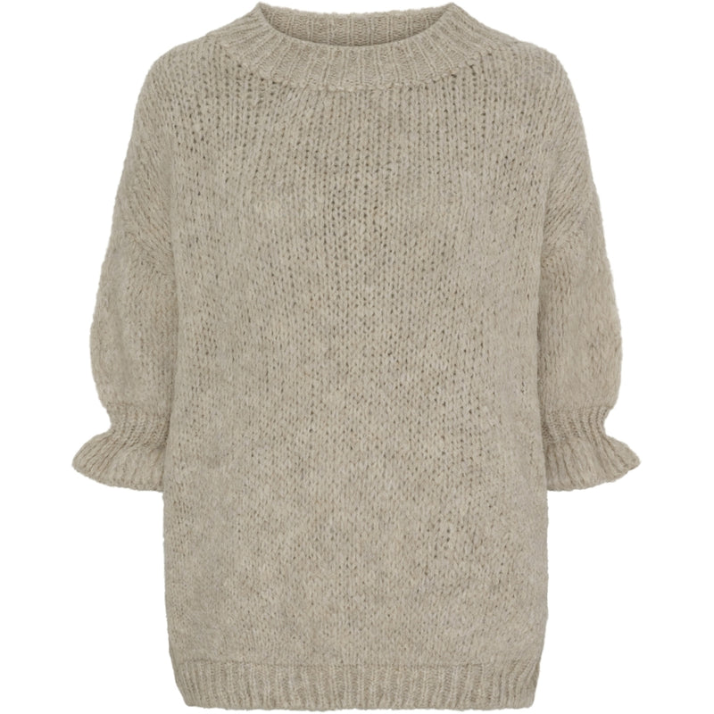 MARTA DU CHATEAU Marta du Chateau dam stickad tröja MdcOdette 9162 Restudsalg Beige