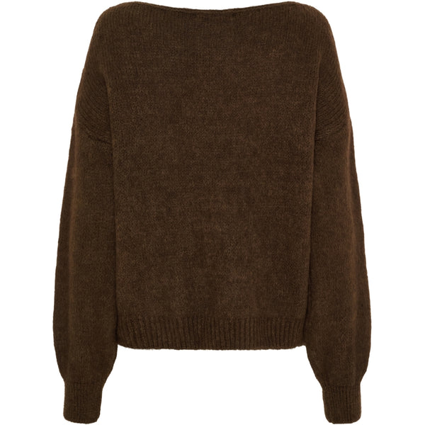 MARTA DU CHATEAU Marta du Chateau dam stickad tröja MdcRosa 5102 Knit Chocolat111909