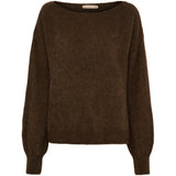 MARTA DU CHATEAU Marta du Chateau dam stickad tröja MdcRosa 5102 Knit Chocolat111909