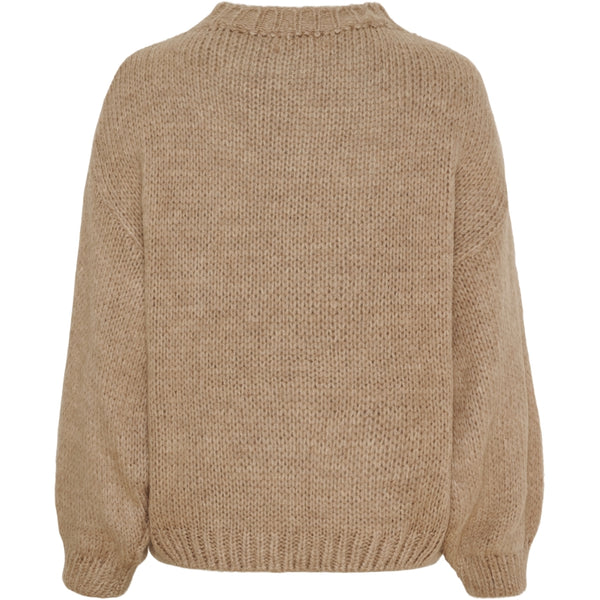 MARTA DU CHATEAU Marta du Chateau dam stickad tröja MdcTulip 9580 Knit Fango