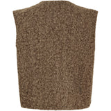 MARTA DU CHATEAU Marta du Chateau dam stickad väst MdcCapella 7600 Knit Vest Camello5
