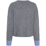MARTA DU CHATEAU Marta du Chateau dam stickat MdcCalla KNA052 Knit Grey/BlueW079