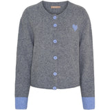 MARTA DU CHATEAU Marta du Chateau dam stickat MdcCalla KNA052 Knit Grey/BlueW079