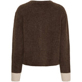 MARTA DU CHATEAU Marta du Chateau dam stickat MdcCalla KNA052 Knit Moro/BeigeW088