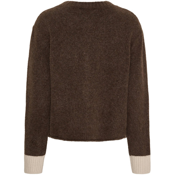 MARTA DU CHATEAU Marta du Chateau dam stickat MdcCalla KNA052 Knit Moro/BeigeW088