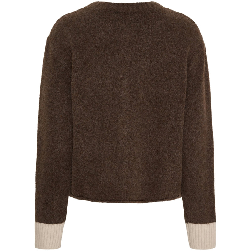 MARTA DU CHATEAU Marta du Chateau dam stickat MdcCalla KNA052 Knit Moro/BeigeW088