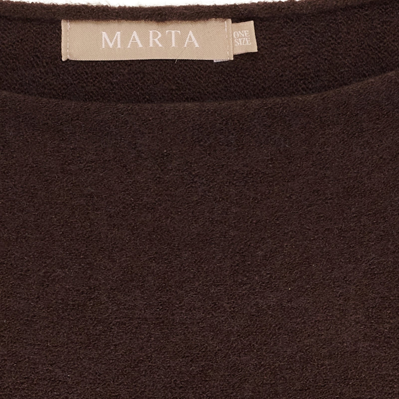 MARTA DU CHATEAU Marta du Chateau dam stickat MdcElderflower 30003 Knit Chocolate2916