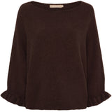 MARTA DU CHATEAU Marta du Chateau dam stickat MdcElderflower 30003 Knit Chocolate2916