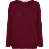 MARTA DU CHATEAU Marta du Chateau dam stickat set MdcHazel 9252 Set Bordeaux7544