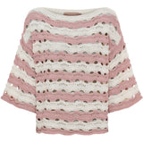 MARTA DU CHATEAU Marta du Chateau dam stickning MdcBrandy KN8135 Knit Rosa antique