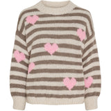 MARTA DU CHATEAU Marta du Chateau dam stickning MdcCleo 6508 Knit Beige/Fango