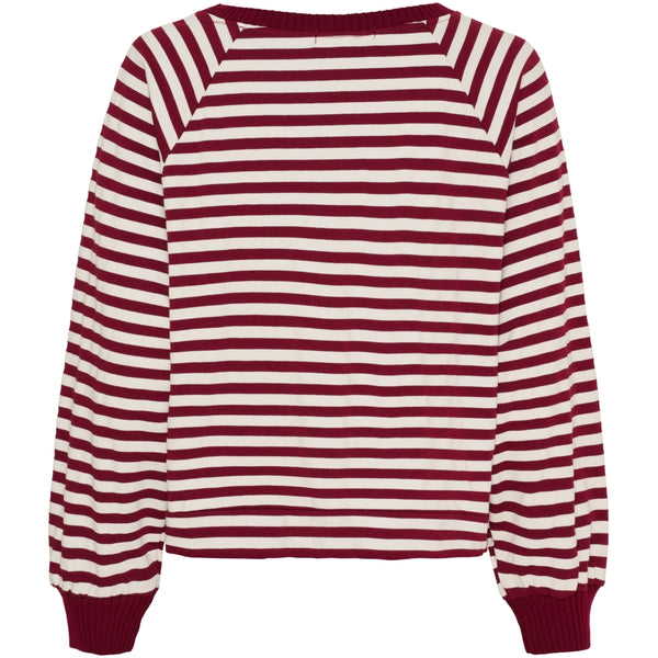 MARTA DU CHATEAU Marta du Chateau dam sweatshirt MdcFenja 38817 Sweatshirt Bordeaux/Moro