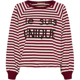 MARTA DU CHATEAU Marta du Chateau dam sweatshirt MdcFenja 38817 Sweatshirt Bordeaux/Moro