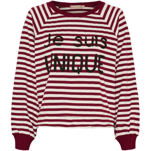 MARTA DU CHATEAU Marta du Chateau dam sweatshirt MdcFenja 38817 Sweatshirt Bordeaux/Moro