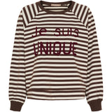 MARTA DU CHATEAU Marta du Chateau dam sweatshirt MdcFenja 38817 Sweatshirt Moro/Bordeaux