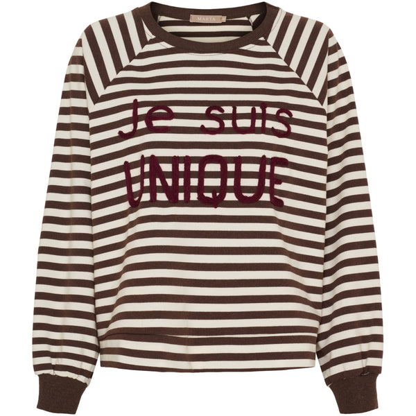 MARTA DU CHATEAU Marta du Chateau dam sweatshirt MdcFenja 38817 Sweatshirt Moro/Bordeaux