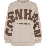 MARTA DU CHATEAU Marta du Chateau dam sweatshirt MdcHibiscus 22659 Sweatshirt Beige