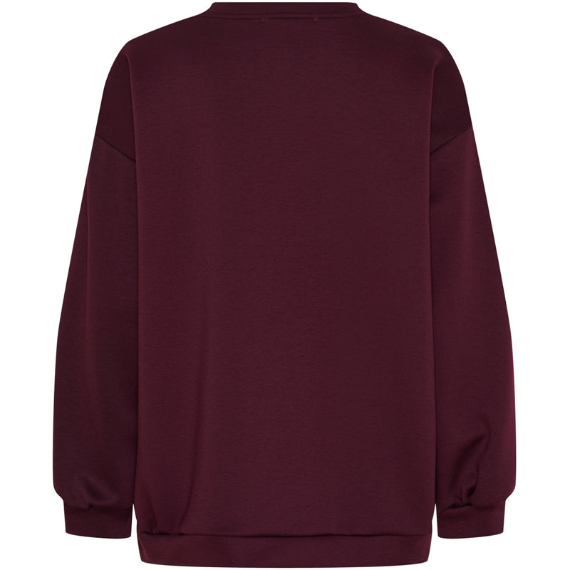 MARTA DU CHATEAU Marta du Chateau dam sweatshirt MdcHibiscus 22659 Sweatshirt Bordeaux