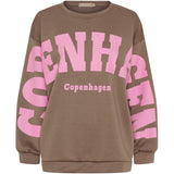 MARTA DU CHATEAU Marta du Chateau dam sweatshirt MdcHibiscus 22659 Sweatshirt Fango