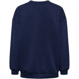 MARTA DU CHATEAU Marta du Chateau dam sweatshirt MdcHibiscus 22659 Sweatshirt Navy/Red