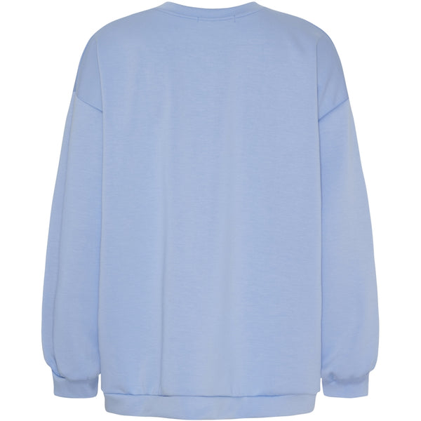 MARTA DU CHATEAU Marta du Chateau dam sweatshirt MdcHibiscus 22659 Sweatshirt Sky Blue