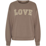 MARTA DU CHATEAU Marta du Chateau dam sweatshirt MdcJessa 7976 Sweatshirt Fango Melange