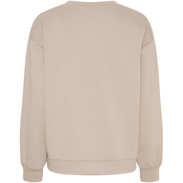 MARTA DU CHATEAU Marta du Chateau dam sweatshirt MdcLiora 58512M Sweatshirt Fango/black