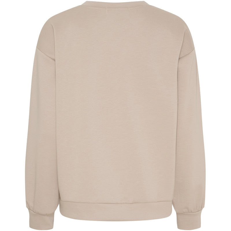 MARTA DU CHATEAU Marta du Chateau dam sweatshirt MdcLiora 58512M Sweatshirt Fango/black